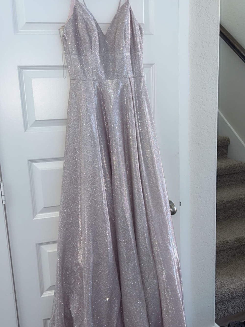 Champagne evening gown